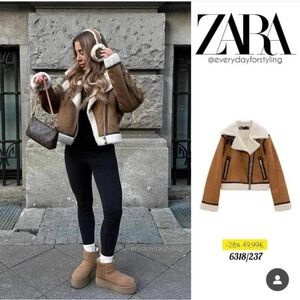 Zara women amazing jacket size l and xl